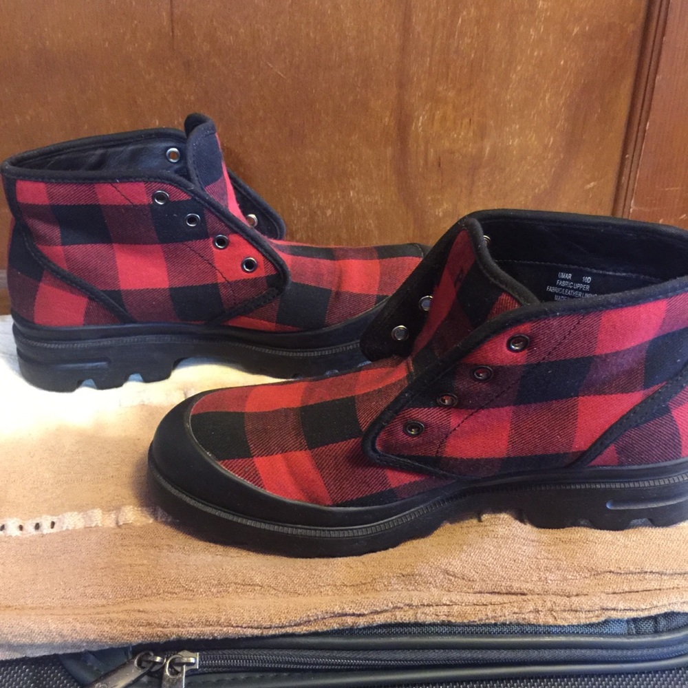 🐎Polo RL Buffalo Plaid “Umar” boots - Picture 6 of 12